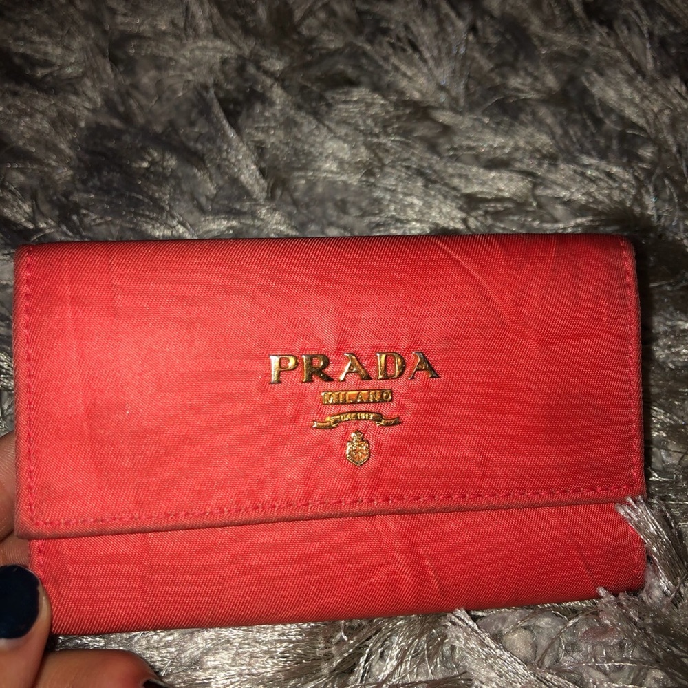 Nylon Prada wallet